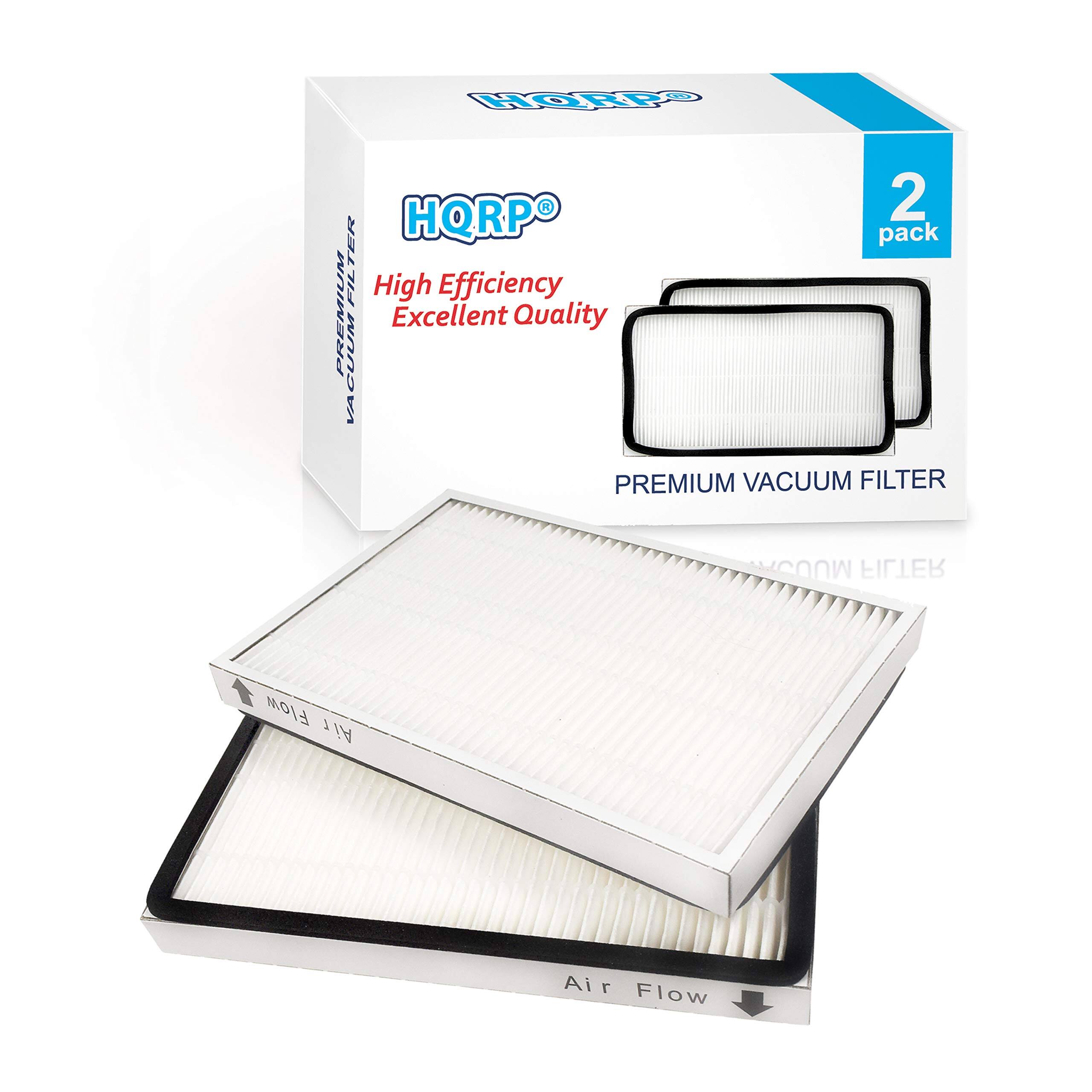 HQRP® 2 pack High Efficiency Excellent Quality PREMIUM VACUUM FILTER Air Flow