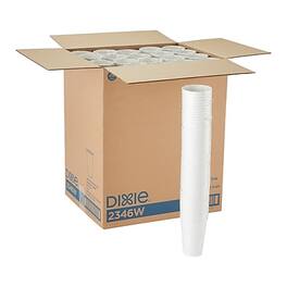 Dixie - Paper Hot Cup by GP PRO, 16 oz., 1000/Carton - White