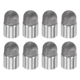 Unique Bargains - 8pcs 7mm Fiber Tip with External Thread for Capacitive Stylus Pen Replacement - Gray