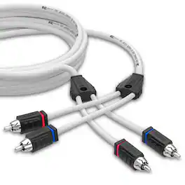 DS18 Audio - Marine RCA Interconnect Cable, 12 ft