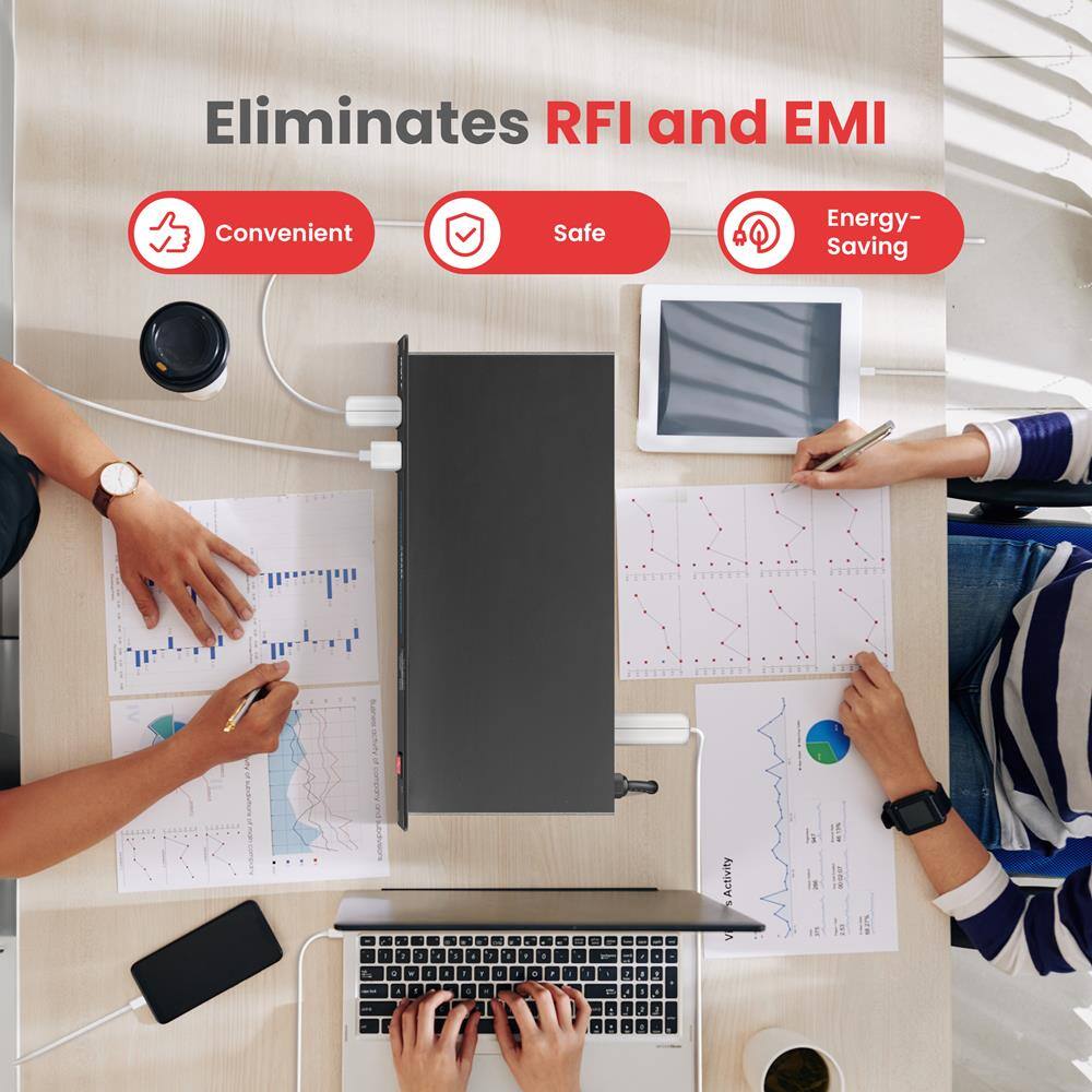 Eliminates RFI and EMI  
Convenient  
Safe  
Energy-Saving