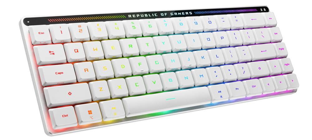 Esc 1 2 3 4 5 6 7 8 9 0 - = \ Backspace Q W E R T Y U I O P [ ] \ Caps A S D F G H J K L ; ' \ Z X C V B N M , . / Shift Fn Alt Ctrl