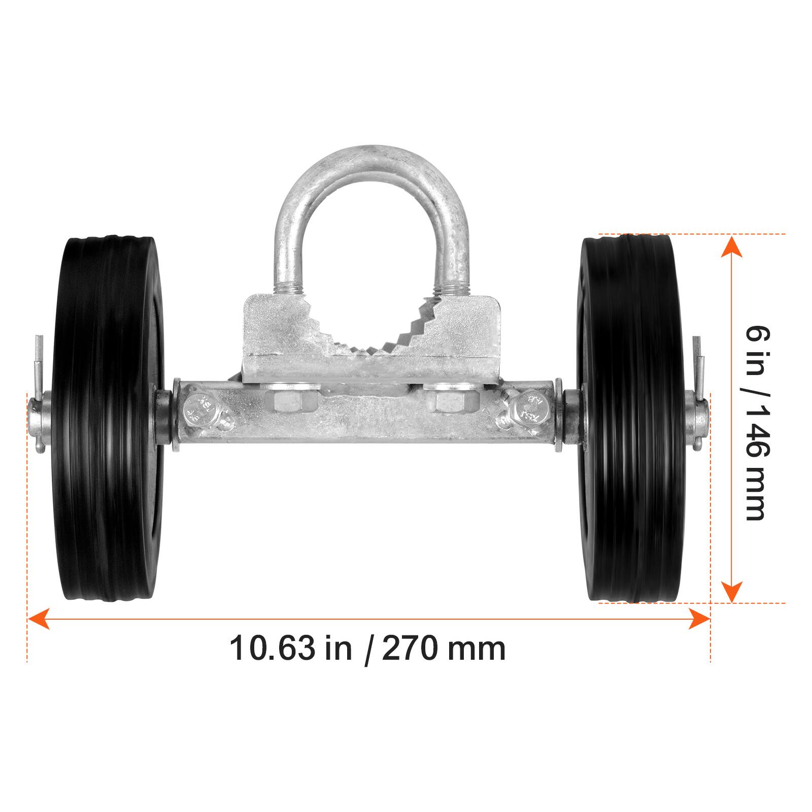 6 in / 146 mm  
10.63 in / 270 mm