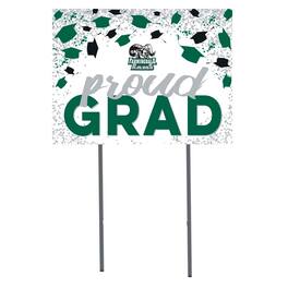 Jardine - SUNY Farmingdale State Rams 18" x 24" Proud Grad Yard Sign - White