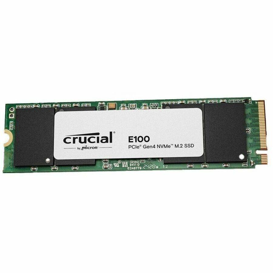 crucial E100 PCIe Gen4 NVMe M.2 SSD by Micron SHOO LR SE 94V-0 E248779 12