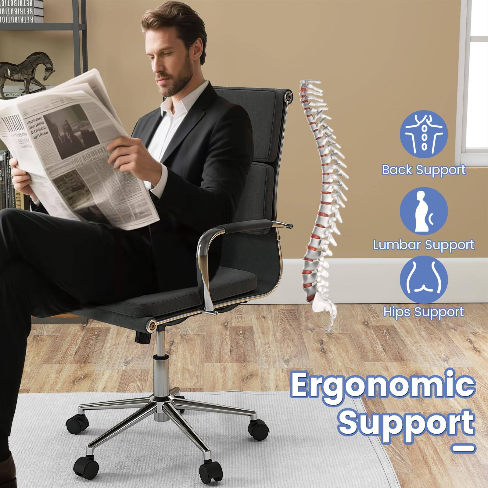 RETRIBUTIO RETRIBUTIO RETRIBUTIO GOR A n nhit T

Back Support
Lumbar Support
Hips Support
Ergonomic Support
