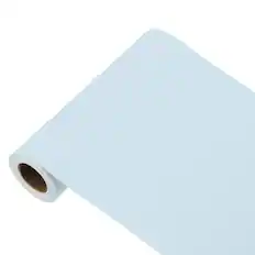Front. Unique Bargains - Decorative Peel and Stick Wallpaper 197"x5.9" Solid Color Vinyl Self Adhesive for Home Wall Covering - Light Blue.