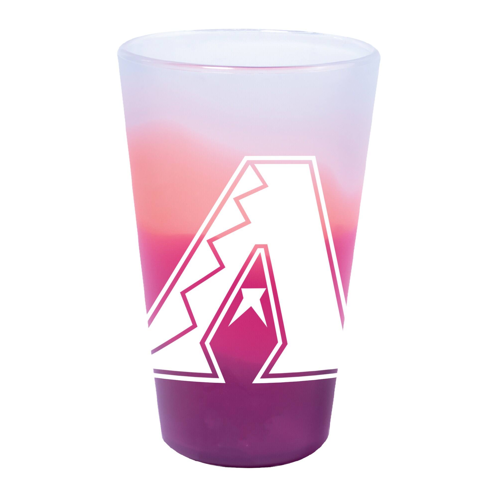Front. WinCraft - Arizona Diamondbacks 16oz. Fashion Silicone Pint Glass - Multicolor.