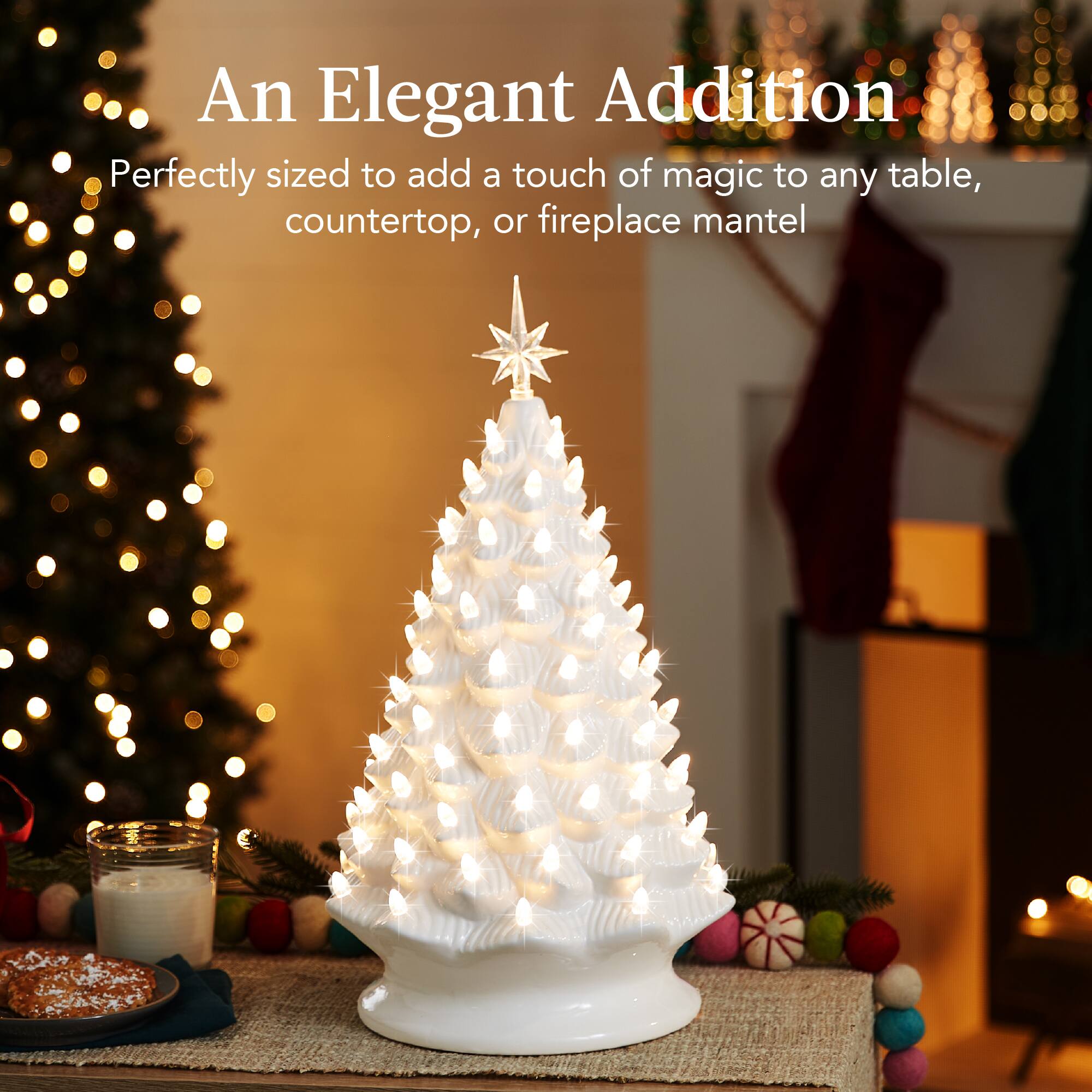 An Elegant Addition

Perfectly sized to add a touch of magic to any table, countertop, or fireplace mantel