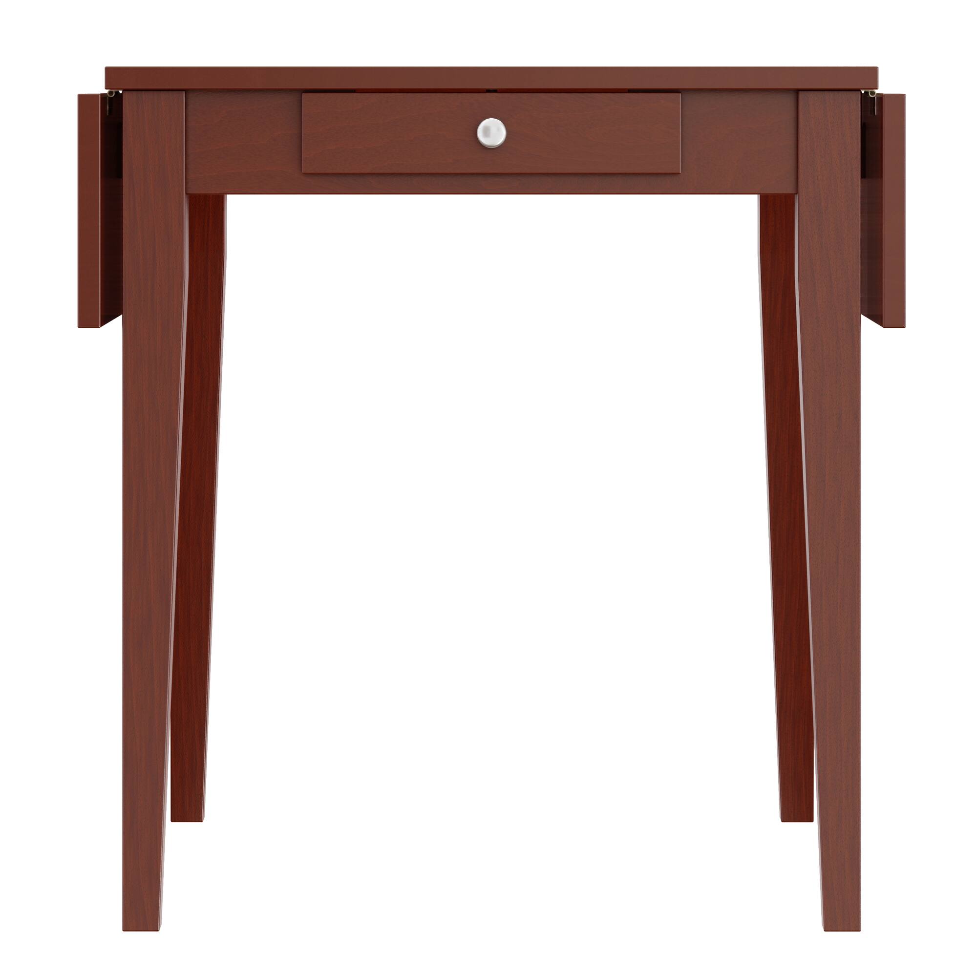 Alt View 4. Winsome Wood - Hamilton Double Drop Leaf Dining Table - Walnut.