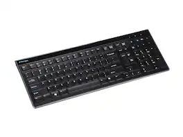 Kensington - K72357US Slim Type USB Keyboard Compatible with PC or Mac - Black