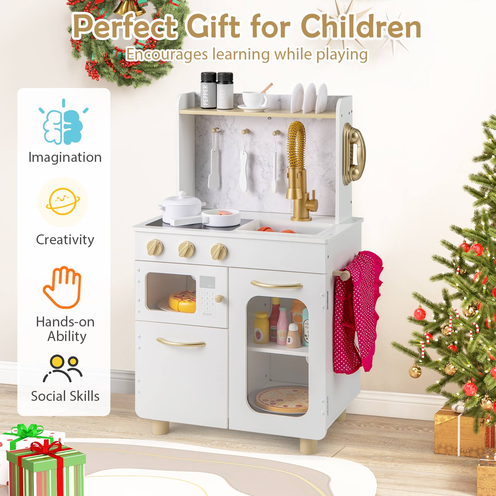 Perfect Gift for Children  
Encourages learning while playing  

Imagination  
Creativity  
Hands-on Ability  
Social Skills