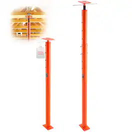 VEVOR - House Floor Jack, 54"-150" Height Range, 11200 lbs Max Load Capacity, Adjustable Support Beam Basement Jack Post Pole - Orange