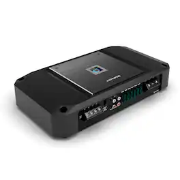 Alpine - R2-A150M R-Series Mono Subwoofer Amplifier - 1500W at 1-Ohm, Hi-Res Certified - Black/Gray