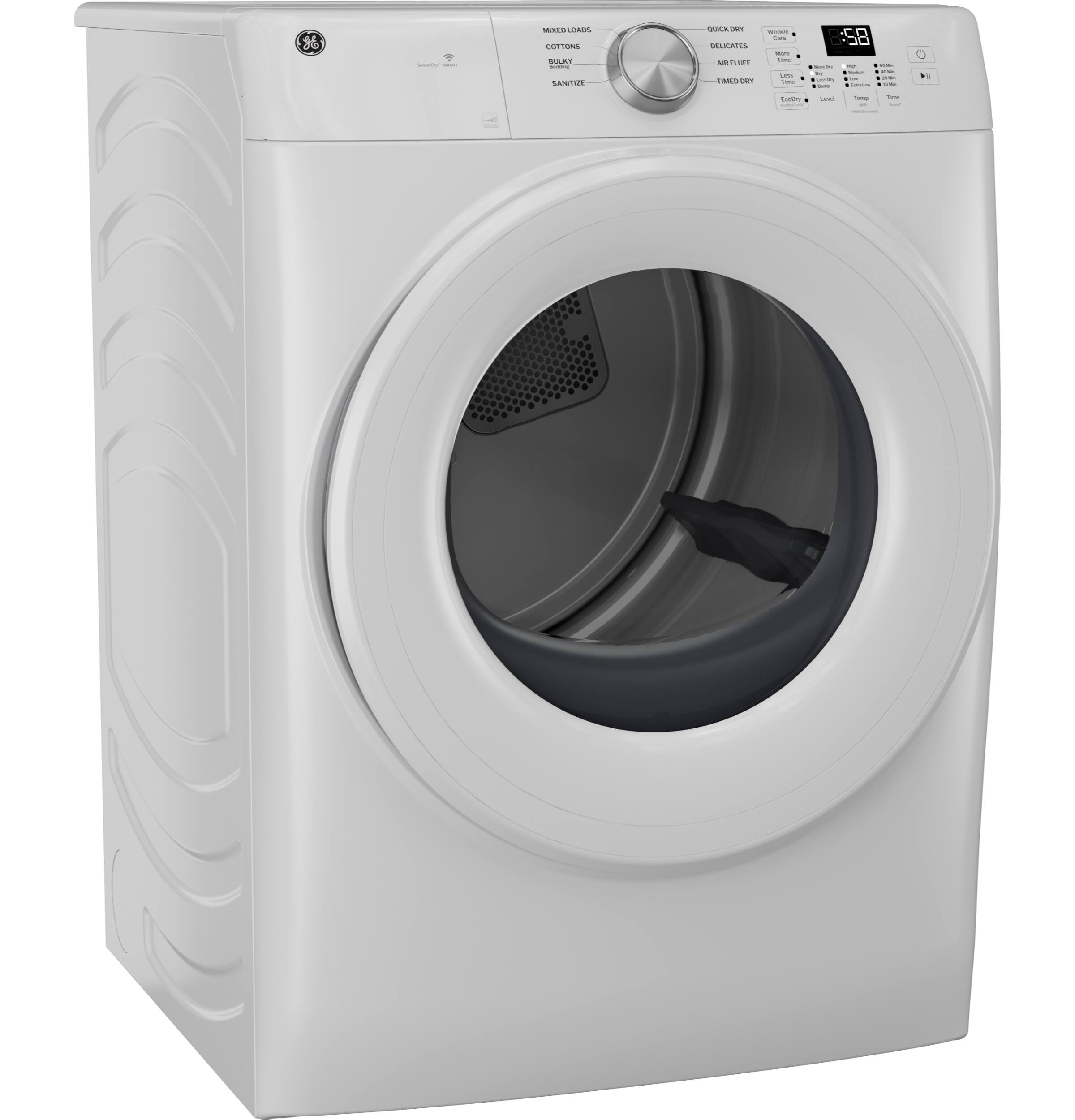 The text on the image reads "3 M Lores Cottons PR: Sanitary - IAKAIES - RLS TMID - I - : - I :58 : 4 - : : - . : - I . - - - -". This text is not in English and does not provide any information about the image of the washing machine.