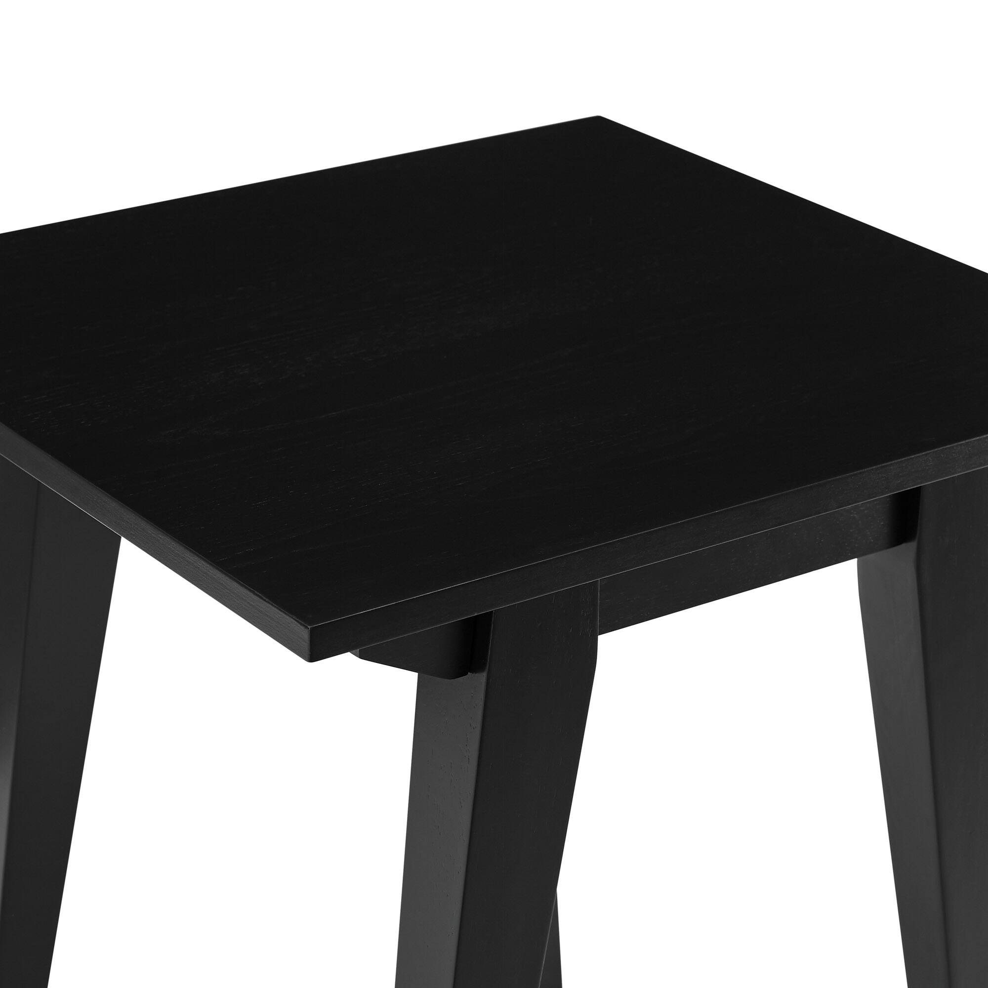Alt View 32. Walker Edison - Scandi Side Table - Black.