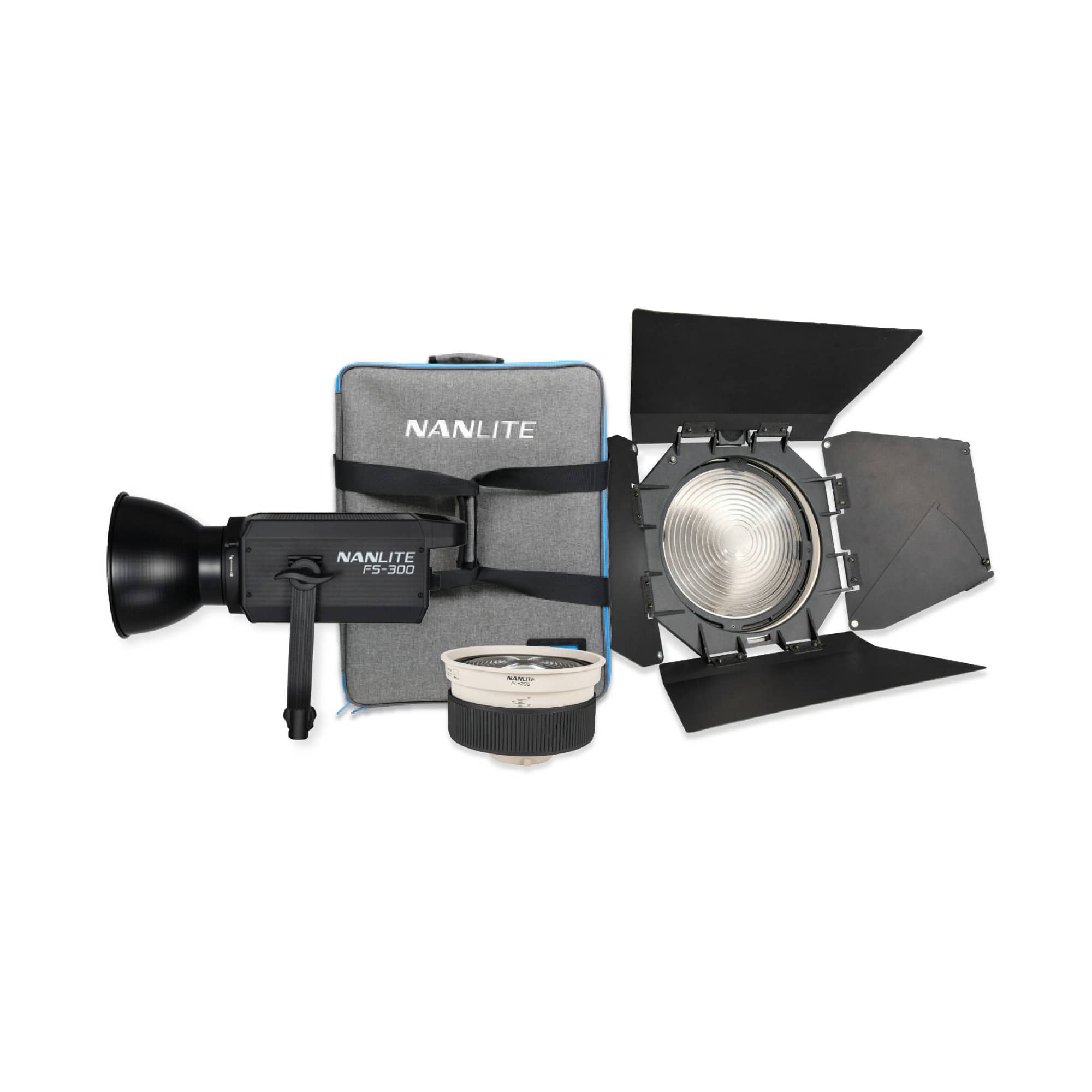 NANLITE FS 300 Daylight AC LED Monolight Bundle with Lens