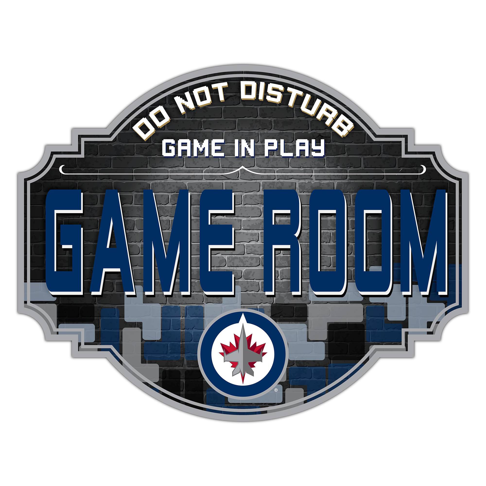 Winnipeg Jets 12'' Game Room Tavern Sign