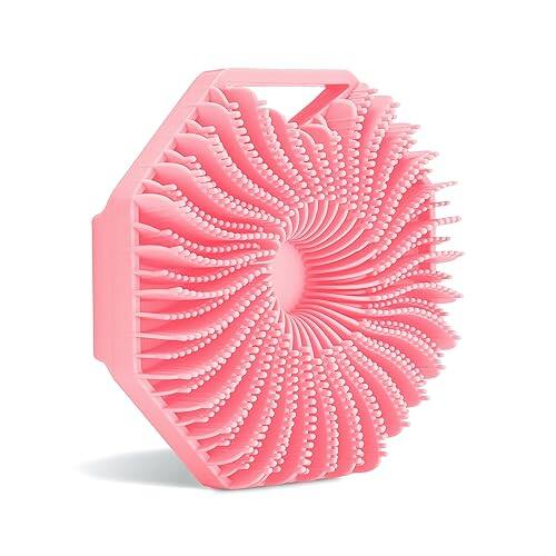 Front. DORLUKFU - ® Antimicrobial Silicone Body Scrubber, Exfoliating Body Scrubber for Sensitive Skin, Eco Friendly Shower Scrubber for.