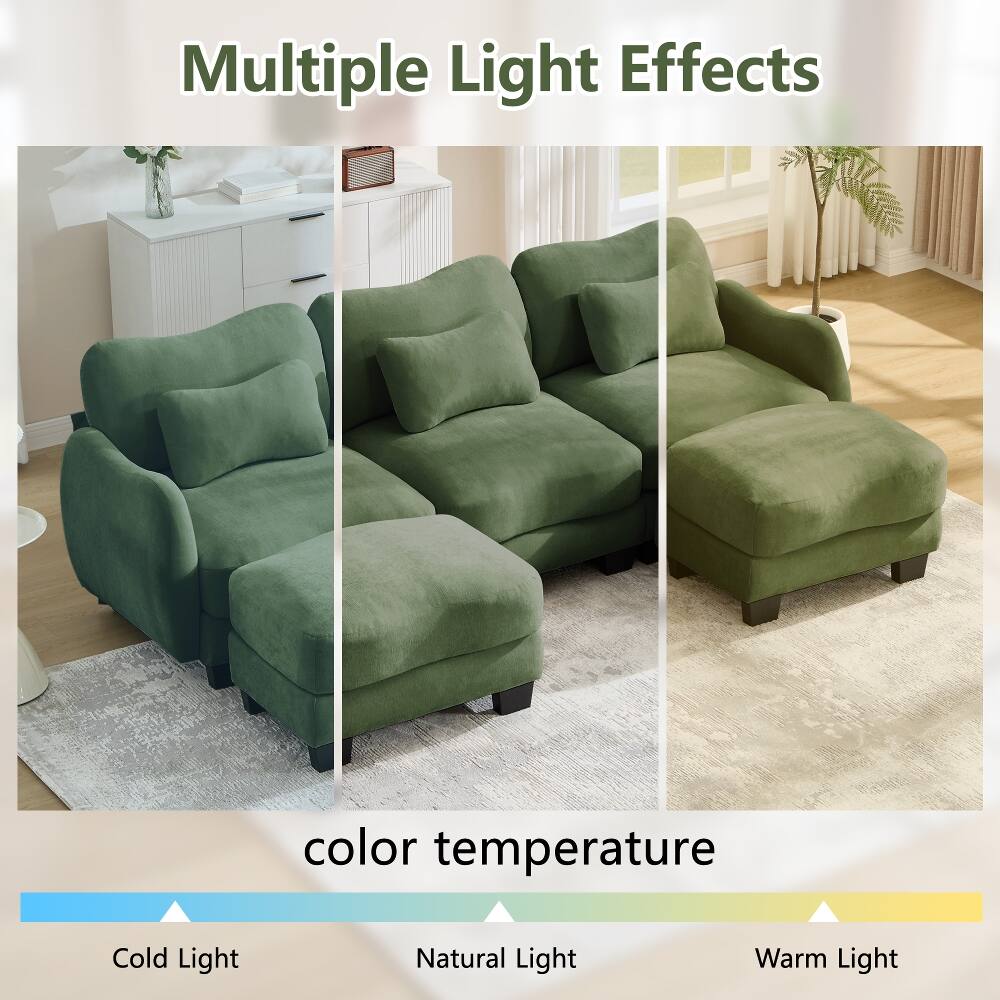 Multiple Light Effects  
color temperature  
Cold Light  
Natural Light  
Warm Light