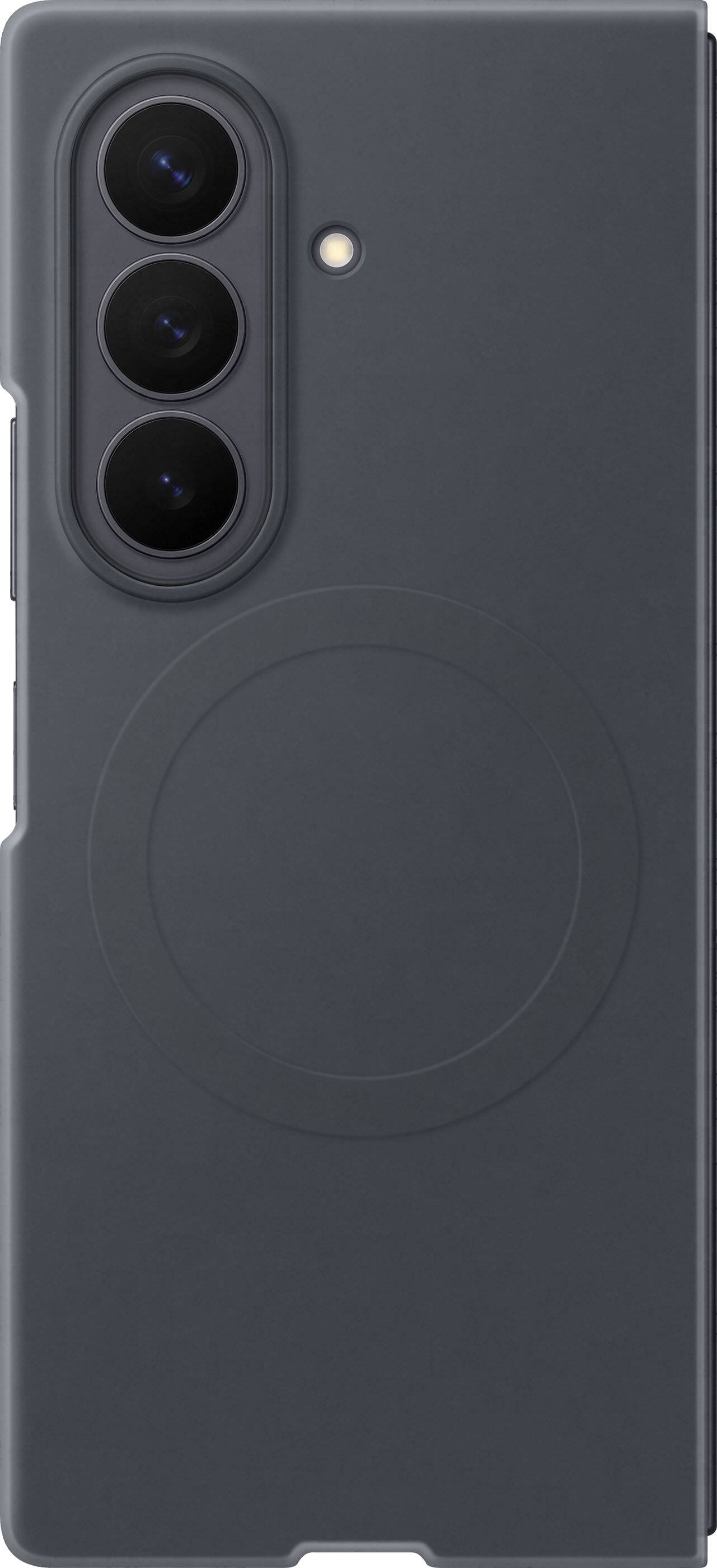 Alt View 3. Samsung - Galaxy Z Fold8 Ultra Silicone Magnet Case - Graphite.
