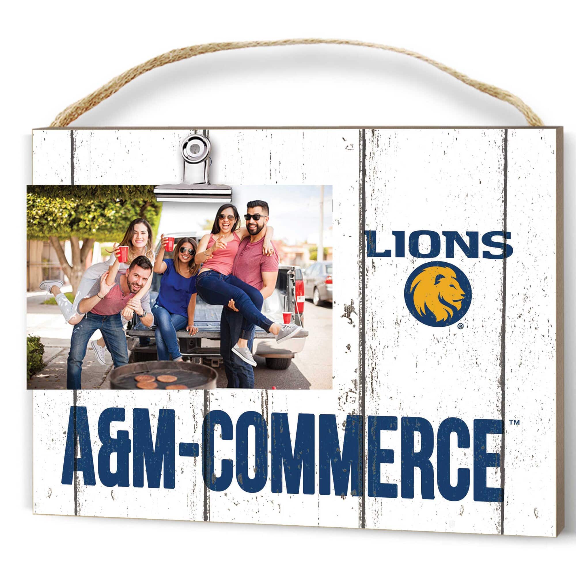 "Jardine - Texas A&M Commerce Lions 8"" x 10"" Weathered Clip It Frame - White" price history on PriceWatchPro