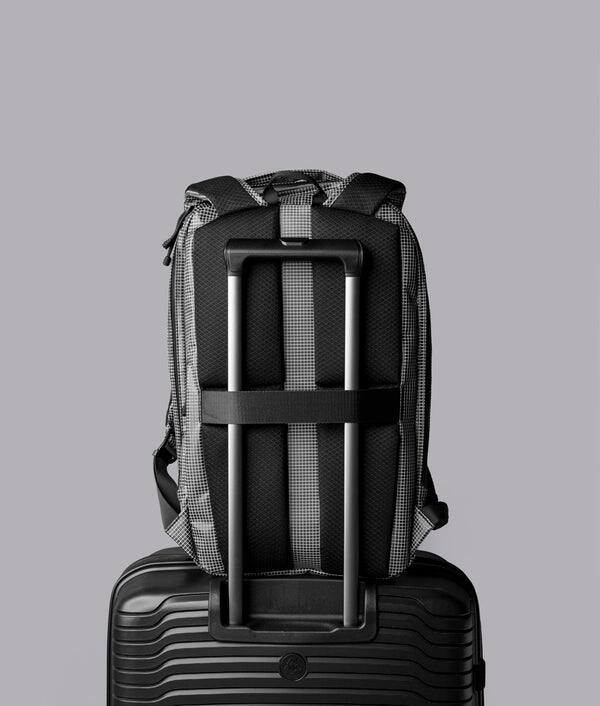 Alt View 7. ALPAKA - Lightweight 22L Laptop Backpack for 16-inch Laptop, Momentum Backpack for Work, Travel & Commuting, Weather-Resistant - Axodyne hybrid Grey.