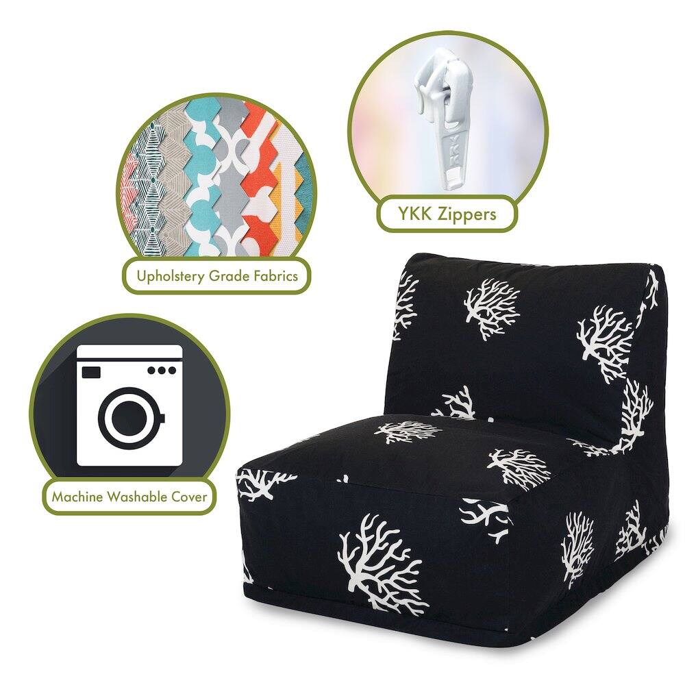 - Upholstery Grade Fabrics
- YKK Zippers
- Machine Washable Cover