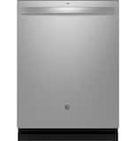 GE - 24" Top Control Built-In Stainless Steel Tub Dishwasher with 3rd Rack, Sanitize Cycle and 47 dBA - Stainless Steel