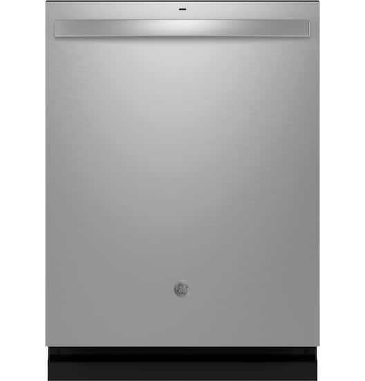 GE - 24" Top Control Built-In Stainless Steel Tub Dishwasher with 3rd Rack, Sanitize Cycle and 47 dBA - Stainless Steel