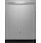 GE - 24" Top Control Built-In Tub Dishwasher with 3rd Rack, Sanitize Cycle and 47 dBA - Stainless Steel