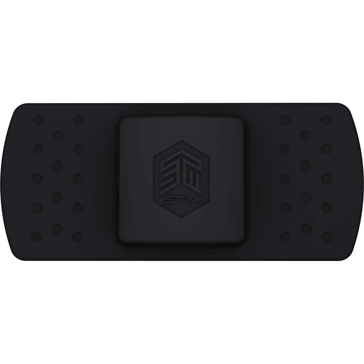 Angle. STM - AirStrip - AirTag Band - 2pk - Black/Grey.