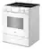 Left. Whirlpool - 30 in. Wide 4 burners 5.0 cu. ft. Smart Freestanding Slide-In Gas Range with Air Cooking Technology and Steam Clean - White.