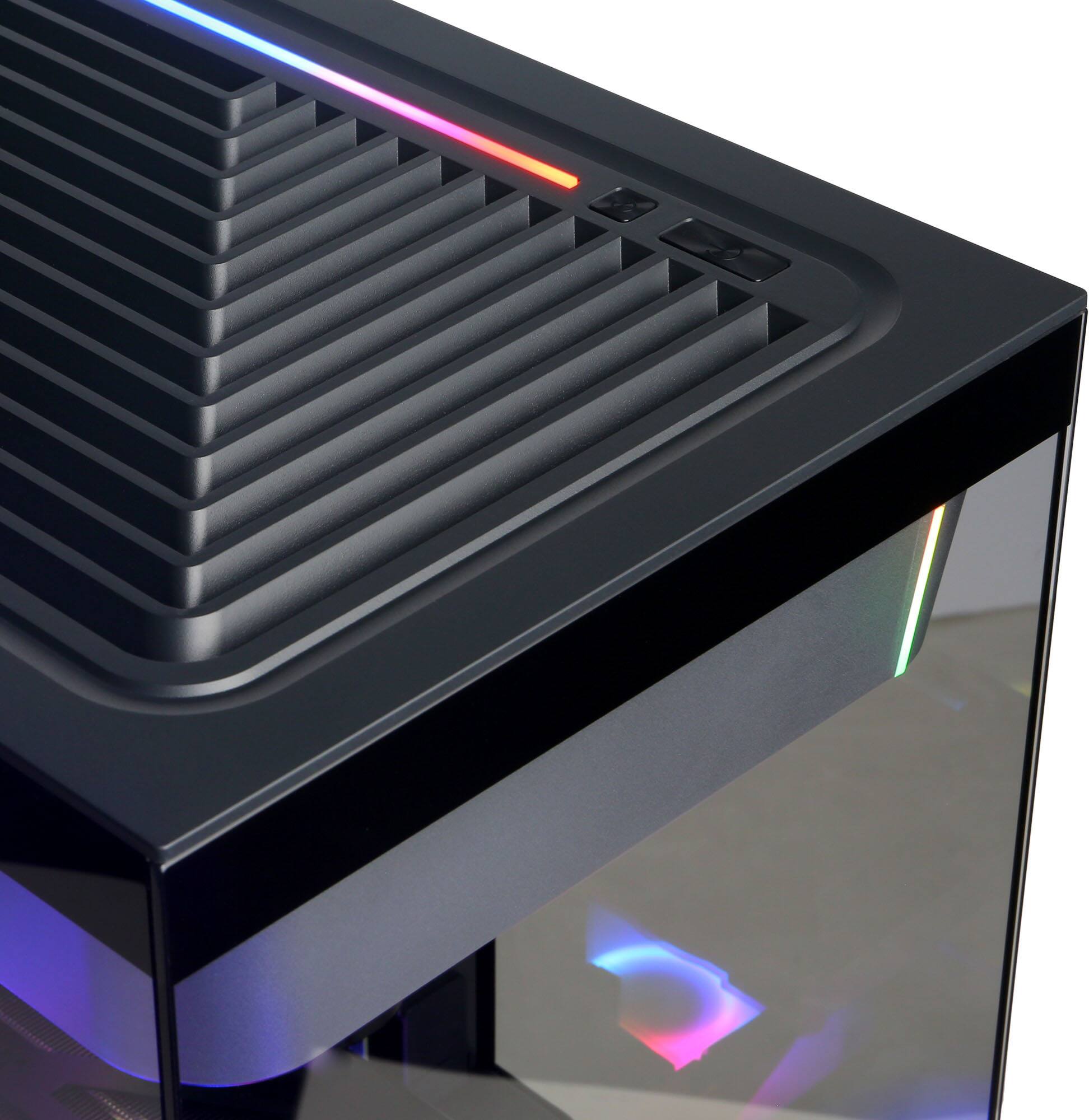 Alt View 3. CyberPowerPC - Gaming Desktop - AMD Ryzen 9 9900X 2024 - NVIDIA GeForce RTX 5080 16GB - 32GB DDR5 Memory - 2TB SSD Storage - Black.
