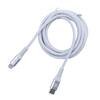 Front. RadioShack - Charging Cable Type C to Lightning – 6 ft - White.