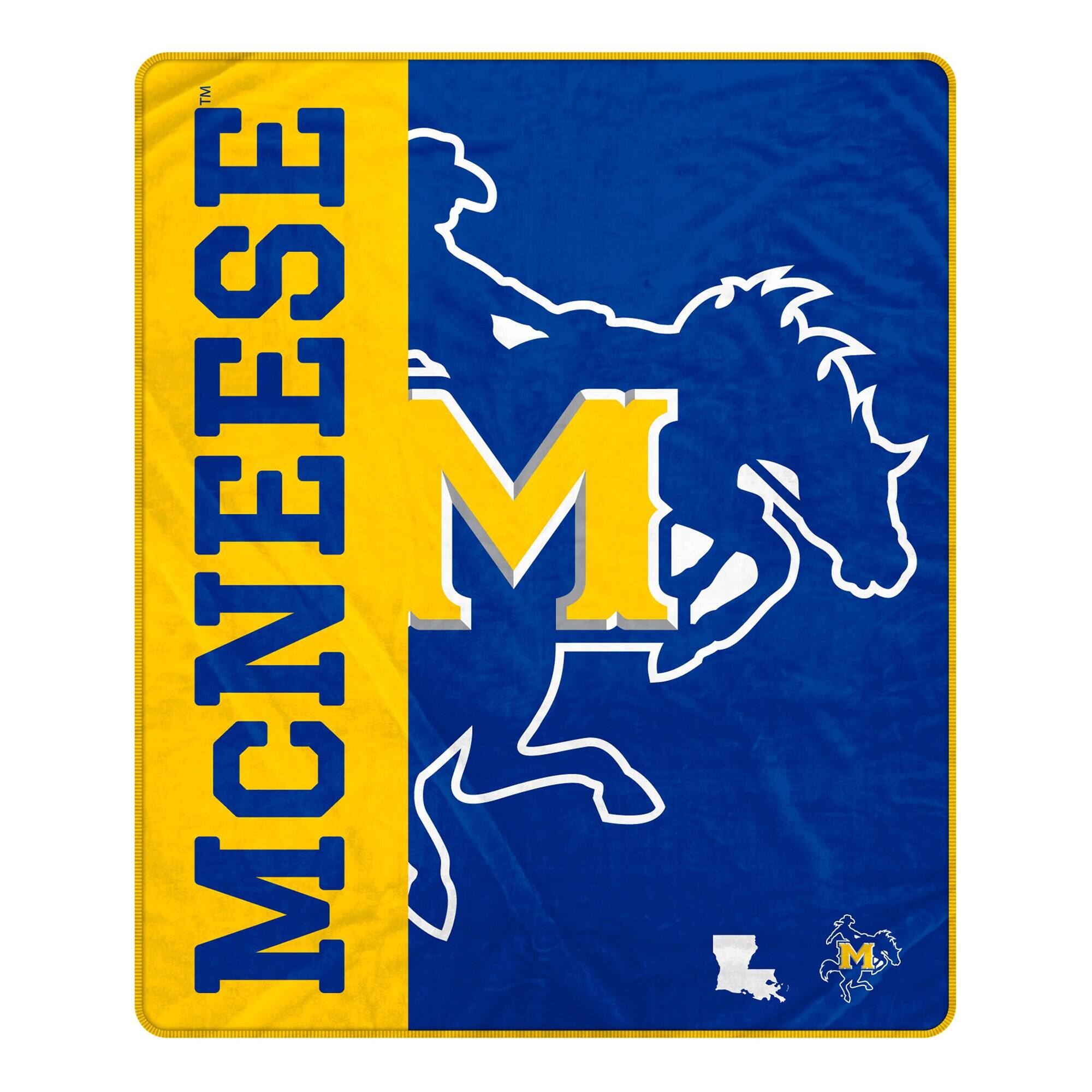 Pegasus - McNeese State Cowboys 50" x 60" Endzone Ultra Soft Throw Blanket - Multicolor
