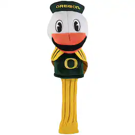 Team Golf - Oregon Ducks Mascot Golf Club Head Cover - Multicolor