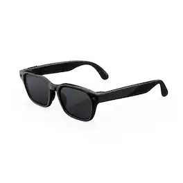 Adventurer - Smart AI glasses — Meta AI, 12MP Camera, Live Translate — Polarized Grey Lenses - Classic Black