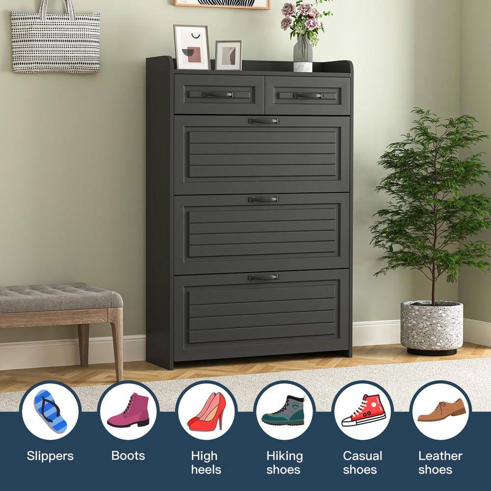 Slippers  
Boots  
High heels  
Hiking shoes  
Casual shoes  
Leather shoes