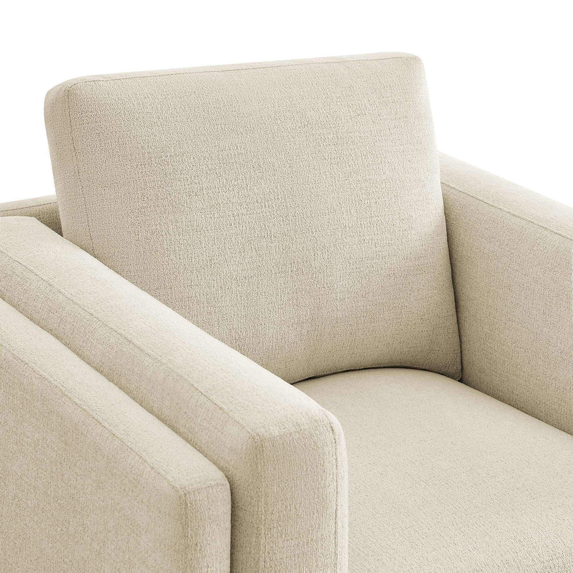 Alt View 6. Modway - Roscoe Upholstered Armchair - Ivory.