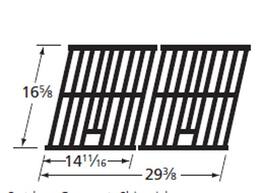Music City Metals - MCM616511225 grid, ci, 16.625 x 29.375; Outdoor Gourm