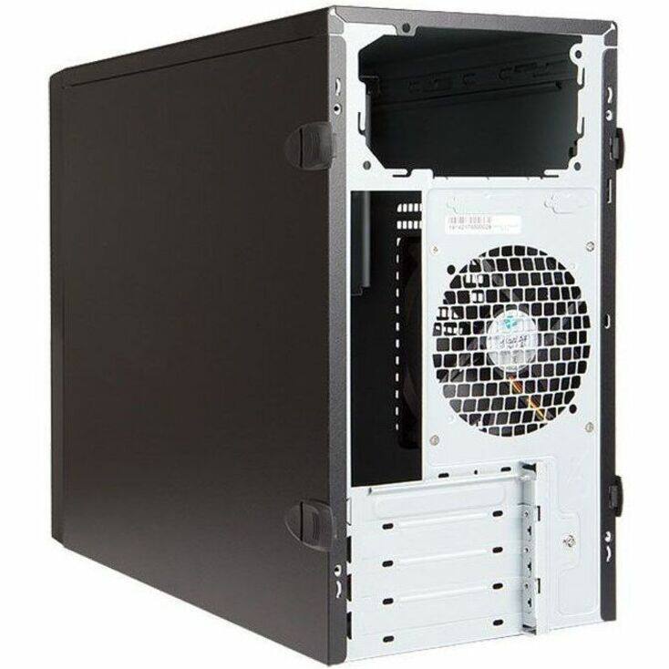 Alt View 8. In Win - In Win EM Computer Case - Mini-tower - Black - Micro ATX Motherboard Supported - Black.
