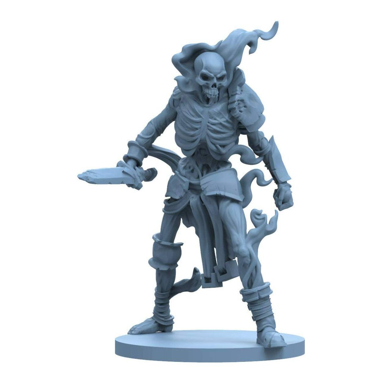 Angle. Steamforged - Steamforged Godtear Mournblade Champion Expansion Set - Blue/Gray.