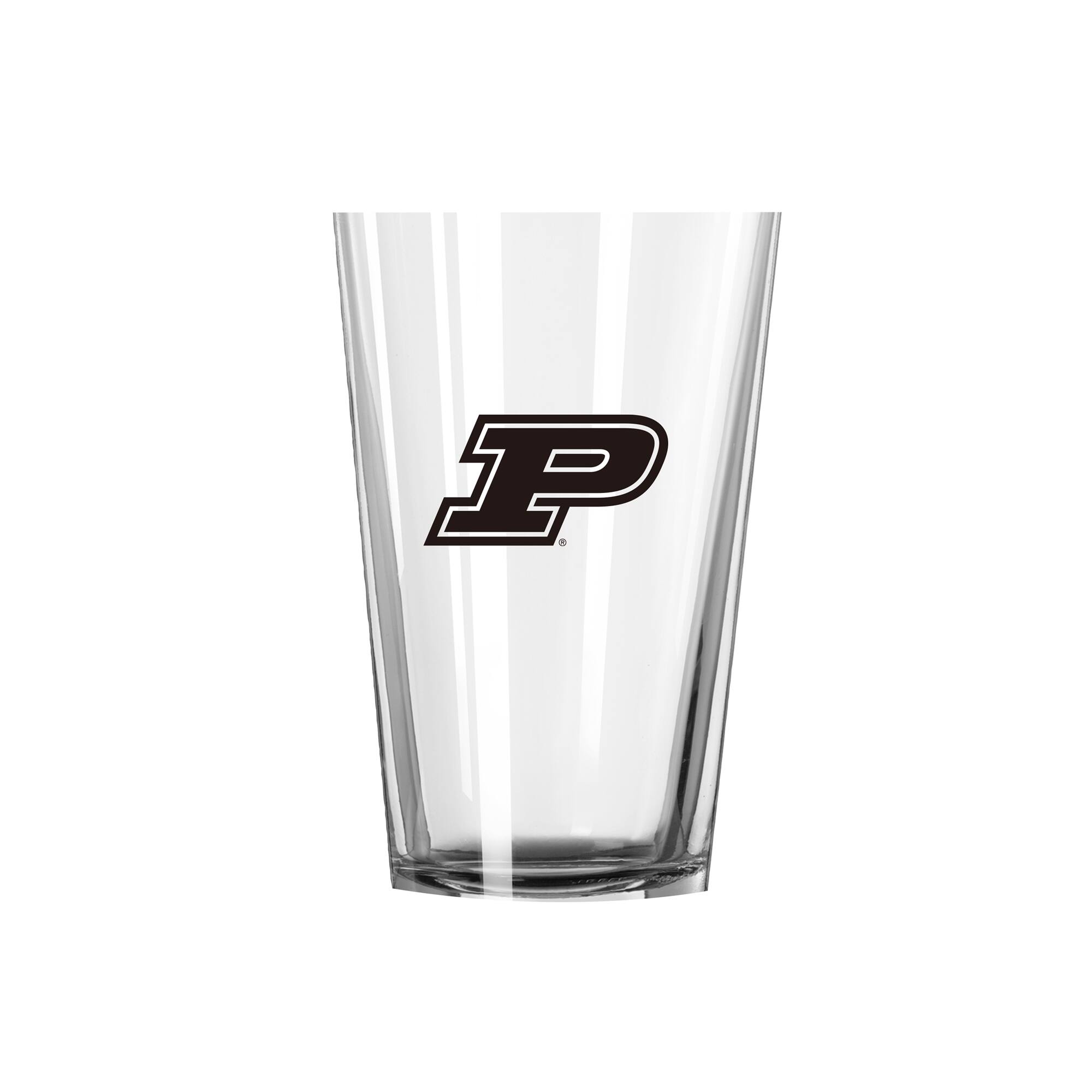 Alt View 1. Logo Brands - Purdue Boilermakers 16oz. Team Wordmark Game Day Pint Glass - Multicolor.