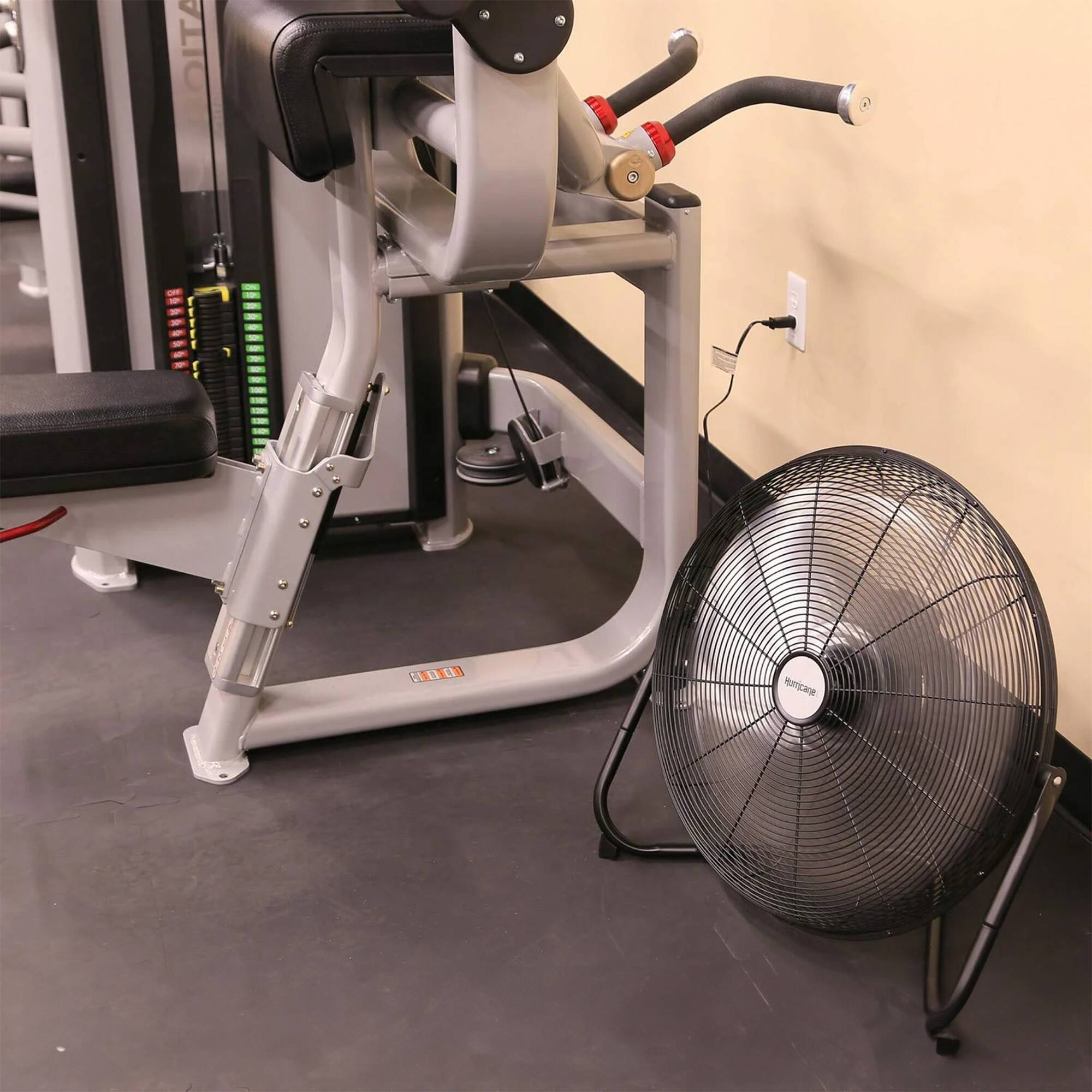 Alt View 2. Hurricane - Hurricane Pro Series 20" High Velocity Heavy Duty Metal Orbital Floor Fan, Black - 20" Pro Orbital Floor Fan.
