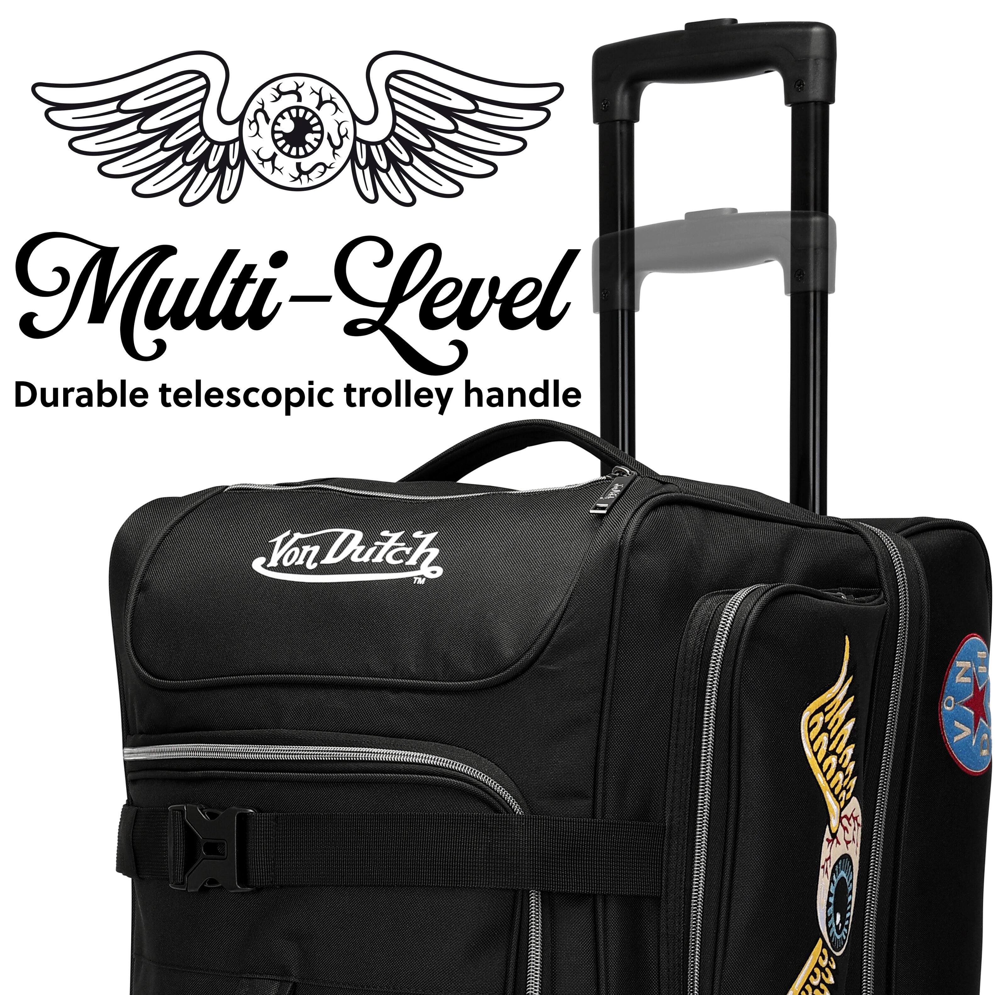 Multi-Level Durable telescopic trolley handle Von Dutch