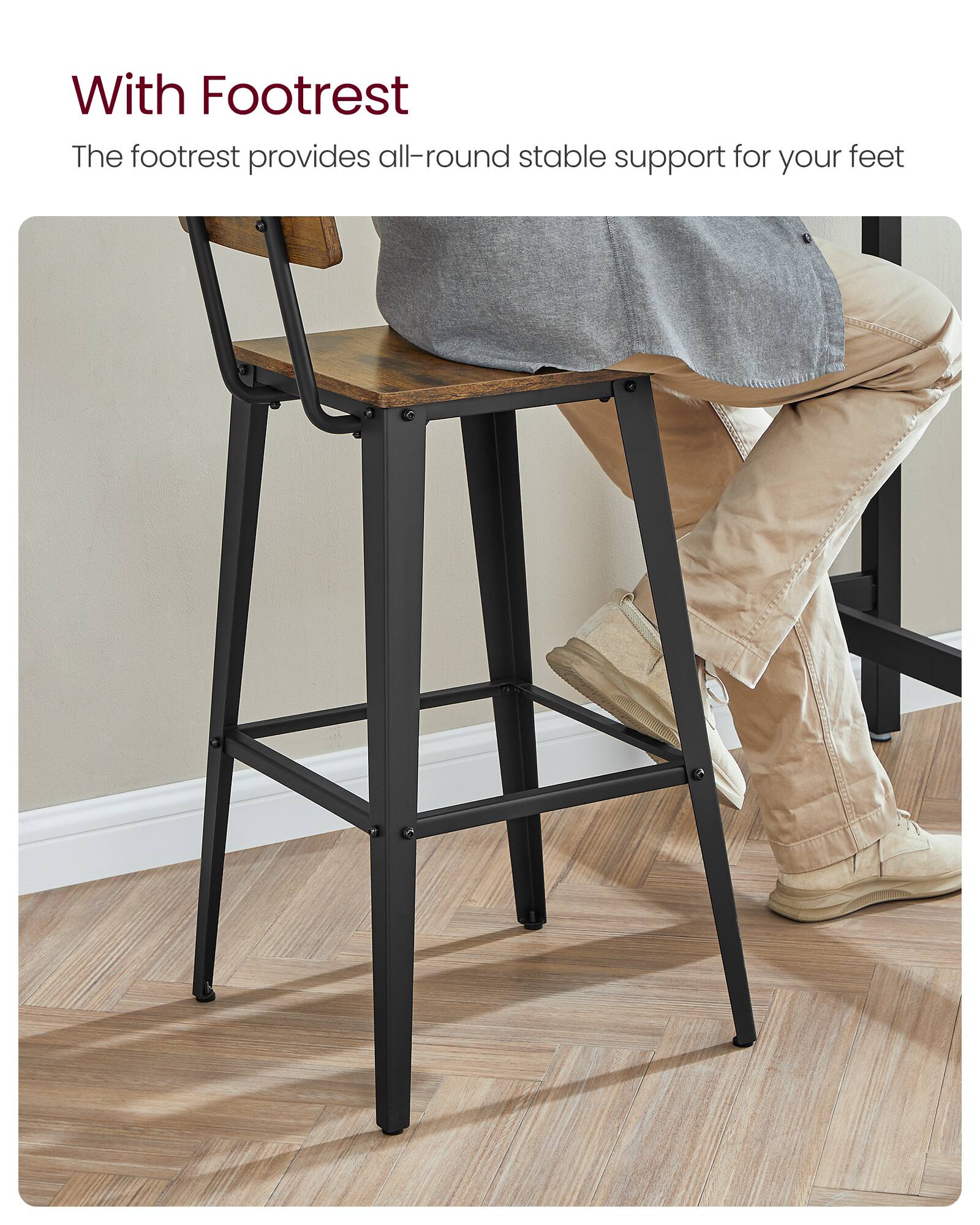 With Footrest

The footrest provides all-round stable support for your feet