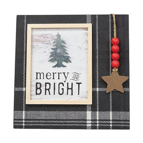BreeBe - *Merry and Bright Distressed Frame - Multi