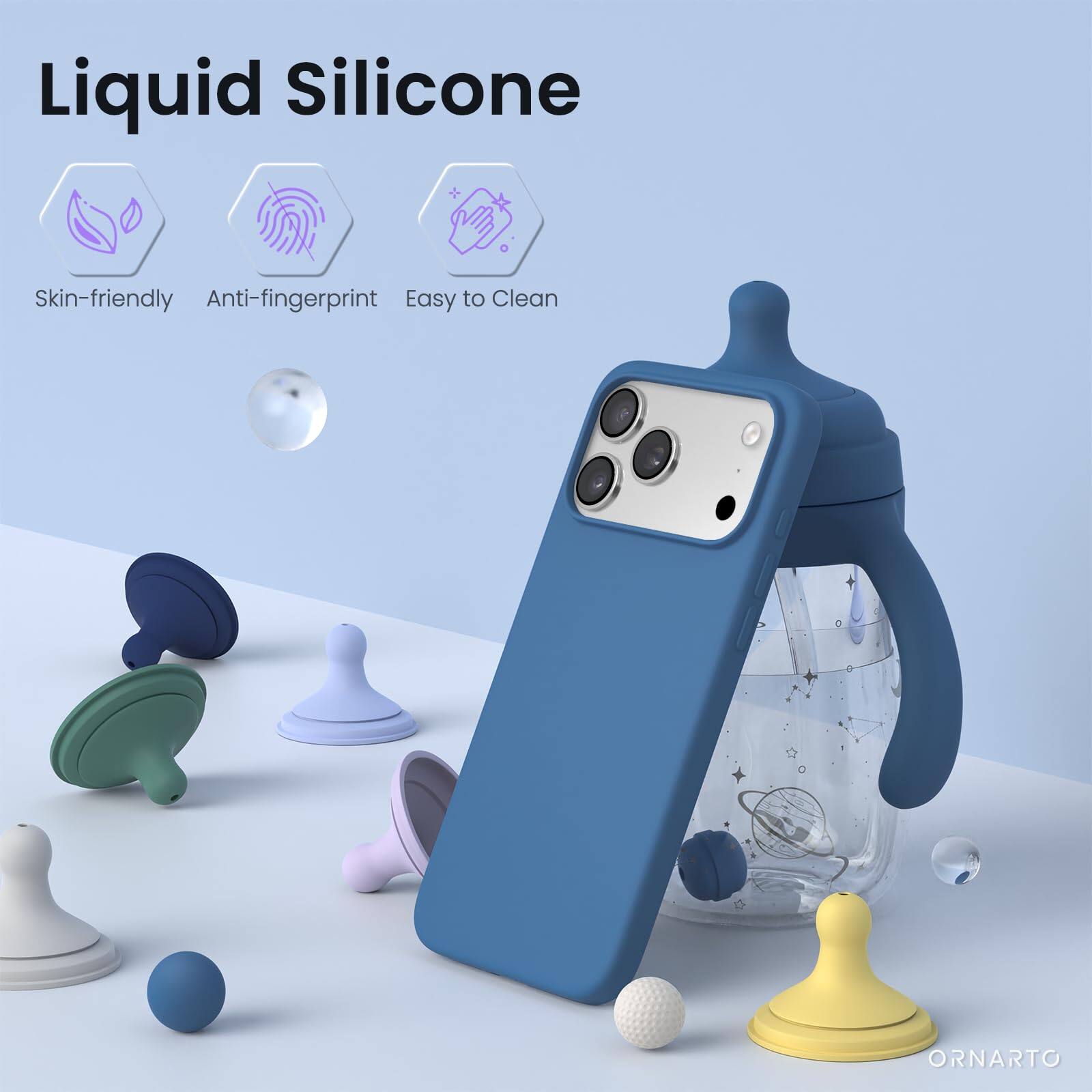 Liquid Silicone  
Skin-friendly Anti-fingerprint Easy to Clean  
ORNARTO