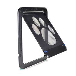Ownpets - Lockable Pet Screen Door Magnetic Flap Screen